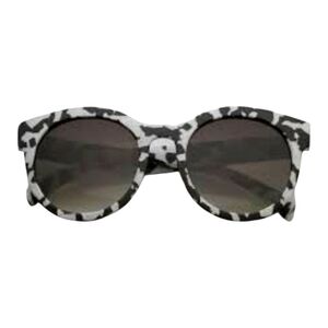 Black & White  Round Sunglasses